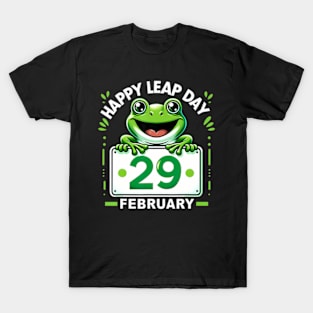 February 29th Leap Day Frog Funny Matching Leap Year 2024 T-Shirt